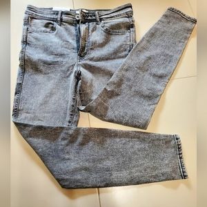 H&M acid wash skinny jeans